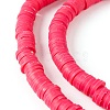 Handmade Polymer Clay Beads Strands CLAY-R089-6mm-Q093-4