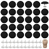 30 Bags Cloth Covered Alloy Buttons BUTT-PH0001-68-1