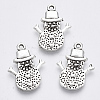 Tibetan Style Alloy Pendants X-TIBE-N010-37AS-RS-1