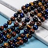 Natural Tiger Eye Beads Strands G-F173-14-8mm-6