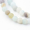Natural Flower Amazonite Bead Strands G-G735-61F-4mm-3