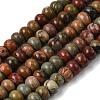 Natural Picasso Stone/Polychrome Jasper Beads Strands G-A280-A27-01-2