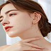 2Pcs Brass Micro Pave Cubic Zirconia Pendants KK-LP0004-06-3