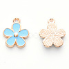 Alloy Enamel Charms ENAM-R059-02-M-RS-3