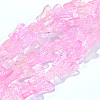 Transparent Glass Beads Strands GLAA-F114-04B-2