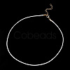 Waxed Cotton Cord Necklace Making MAK-YWC0001-01KC-02-3