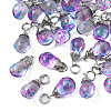 Transparent Glass Pendants GLAA-Q026-09-1