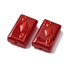 Baking Paint Glass Enamel Beads LAMP-Q045-07I-4