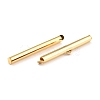 304 Stainless Steel Slide On End Clasp Tubes X-STAS-C044-08F-G-3