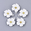 Spray Painted Alloy Pendants PALLOY-N0147-03-2