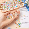 500Pcs 10 Colors Imitation Jade Glass Beads DGLA-KS0001-01-5