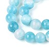 Natural Dyed Persian Jade Gemstone Bead Strands X-G-R271-8mm-XP15-3