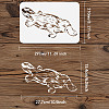 Plastic Drawing Painting Stencils Templates DIY-WH0396-223-2