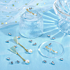 50Pairs Brass Ear Nuts KK-CN0003-29-4