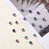 Two Tone Transparent Spray Painted Acrylic Bead X-ACRP-T005-26C-5