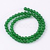 Dyed Natural White Jade Round Bead Strands G-O113-08-6mm-2