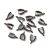 Grade AA Brass Ice Pick Pinch Bails for Pendant Making KK-M008-b-06B-NR-1