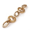 Handmade Opaque Spray Painted Acrylic Link Chains AJEW-JB00869-02-2