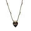 Brass and Enamel Pendant Necklaces FS-WG2CA9F-23-1