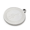 201 Stainless Steel Pendants SA-CBA3D3A-05P-22-2