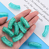 Transparent Crackle Acrylic Beads CACR-S009-001A-NM-6