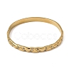 304 Stainless Steel Crystal Rhinestone Hinged Cuff Bangles for Women SA-CBA61B8-08G-4