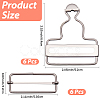 6Bags Adjustable Alloy Buckle FIND-CP0003-92A-2