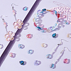 HOBBIESAY 150Pcs 10 Colors Transparent Spray Painted Glass Beads GLAA-HY0001-15-5