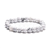 Natural Gemstone Stretchy Bracelets X-BJEW-G073-12-1