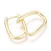 Brass Huggie Hoop Earrings EJEW-F245-07G-2