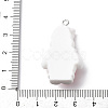 Christmas Opaque Resin Pendants LS-RESI-A049-05M-3