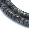 Natural Larvikite Beads Strands G-F631-A15-3