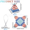 Pyramid Shape Candy Packaging Box CON-WH0078-27-2
