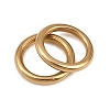 Ion Plating(IP) 304 Stainless Steel Closed Jump Rings STAS-G393-06G-08-3