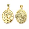 Rack Plating Brass Pendants KK-D026-20G-1