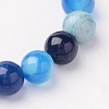 Natural Striped Agate/Banded Agate Beads X-AGAT-6D-6-3