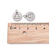 Non-Tarnish 304 Stainless Steel Charms STAS-Q201-T445-7S-4