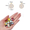 120Pcs 12 Colors Golden Plated Alloy Charms ENAM-SZ0001-64V-5