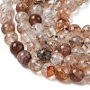 Natural Black Gold Rutilated Quartz Beads Strands G-L657-B02-6mm-4