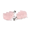 Natural Rose Quartz Pendants G-A203-01B-2