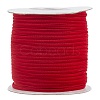 Polyester Velvet Ribbon for Gift Packing and Festival Decoration SRIB-M001-4mm-260-1