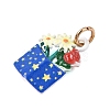 Spray Painted Alloy Pendants AL-CBAB1F7-01B-2