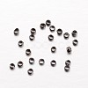 Rondelle Brass Crimp Beads KK-L134-27B-2