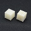 ABS Plastic Imitation Pearl Beads OACR-A009-02B-02-2