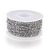 Tarnish Resistant 304 Stainless Steel Cable Chains CHS-H007-08P-2