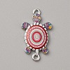Alloy Enamel Connector Charms LS-ENAM-WH0061-47G-1