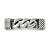 304 Stainless Steel Twisted Chain Connector Charms STAS-Z147-11AS-04-1