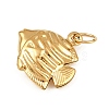 304 Stainless Steel Pendants STAS-K307-01E-G-2