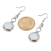 Hexagon Opalite Dangle Earrings EJEW-K298-01P-06-5