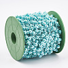 ABS Plastic Imitation Pearl Beaded Trim Garland Strand AJEW-S071-01A-3